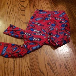 Lu la roe firecracker America leggings usa